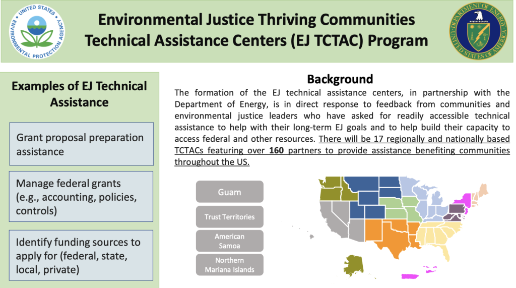 17 New EPA Thriving Communities Technical Assistance Centers Across the Nation